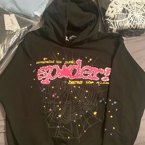 Spider Black (NEW) Graphic Hoodie - L
